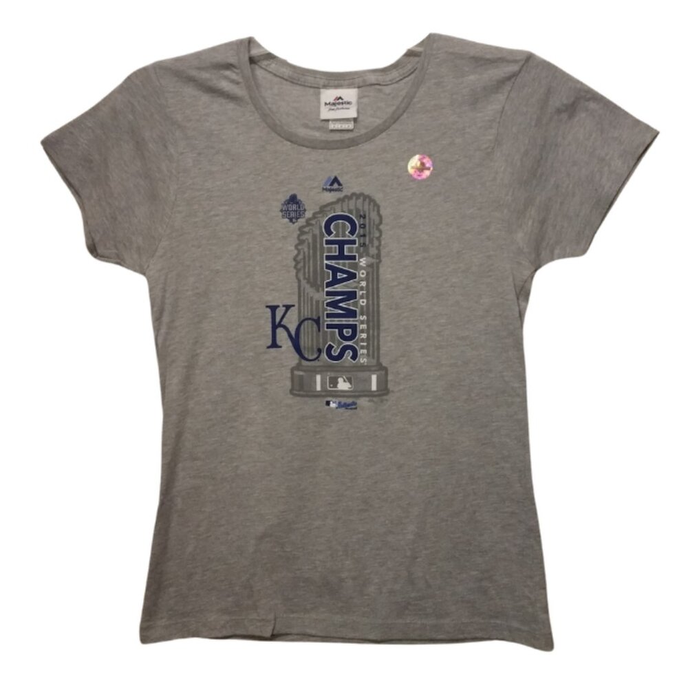 NWOT- Majestic KC Royals 2015 World Series Championship Women's Size Medium